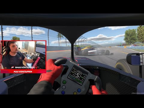 Видео: Безумная гонка Макса Ферстаппена с десятого места — iRacing F4