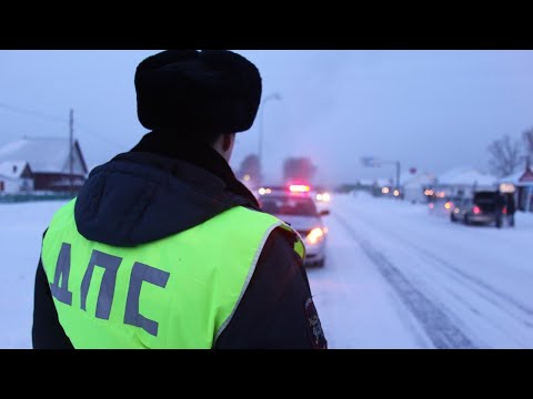 Видео: Сибирские Копы Оштрафовали за Тахограф и положили Спать(2 Серия)