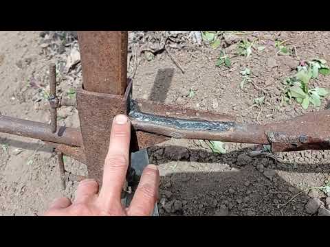 Видео: плоскорез на колесе, мой помощник.