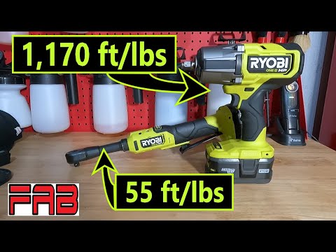 Видео: Первый взгляд на совершенно новые бесщёточные гайковерты Ryobi HP 1/2 Impact и 3/8 Extended Reach...