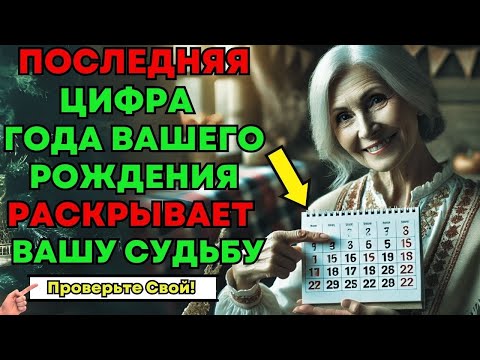 Видео: 🧠Последняя цифра вашего года рождения раскрывает вашу судьбу – узнайте сейчас! Буддийские откровения