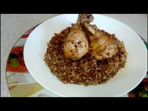 Видео: Гречка с курицей в мультиварке скороварке