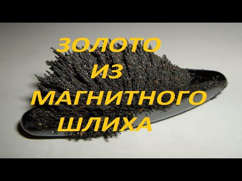 Видео: Золото из магнитного шлиха.Хороший метод!