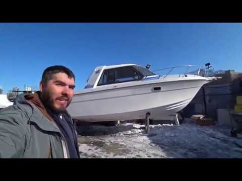 Видео: Обзор катера Nissan 780. Двигатель Volvo Penta KAD42.