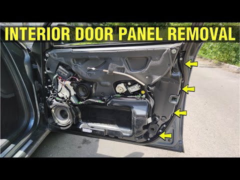 Видео: Как снять внутреннюю панель двери на Audi A6 / S6 (C6 2004-2011), не повредив обшивку