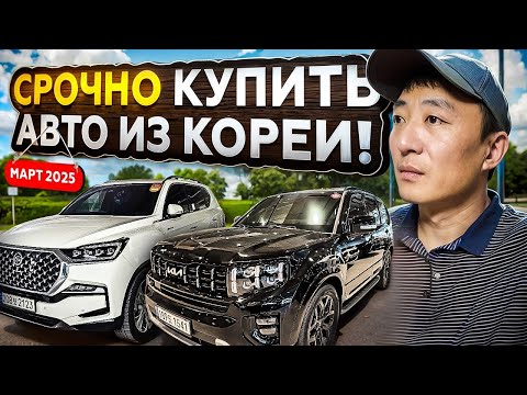 Видео: СРОЧНО КУПИТЬ Авто из Кореи! Цены на АВТО РЕЗКО УПАЛИ  [март 2025]