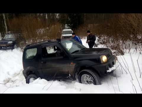 Видео: Niva, Pajero, Jimny, UAZ - зима