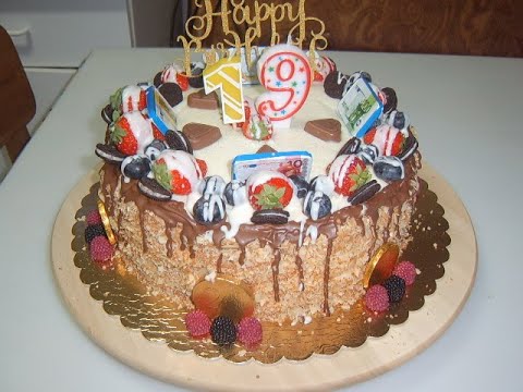 Видео: Торт Happy Birthday. Маринкины творинки. Всем МИРА и Добра!