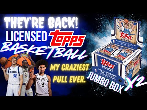 Видео: Это мой самый безумный рывок!!! 🔥Баскетбольная коробка Topps Flagship Jumbo Box 2025 года!