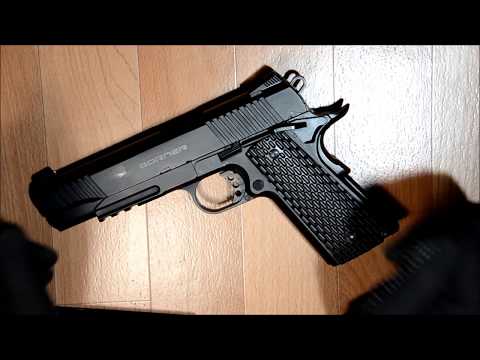 Видео: Пистолет пневматический Borner KMB-77 (1911 / Kimber Warrior). Часть II.