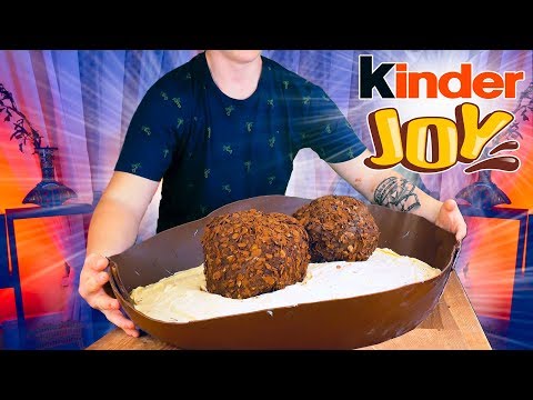Видео: Я СДЕЛАЛ ГИГАНТСКИЙ KINDER JOY ВЕСОМ 24 КИЛОГРАММА.