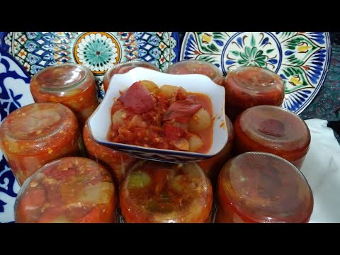 Видео: ЛЕЧО !!! Саримсокпиез ва ег солинган "ЛЕЧО" !!!