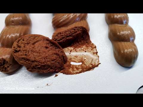 Видео: Самый  простой, шоколадный  крем - суфле для торта. Белковый шоколадный крем.