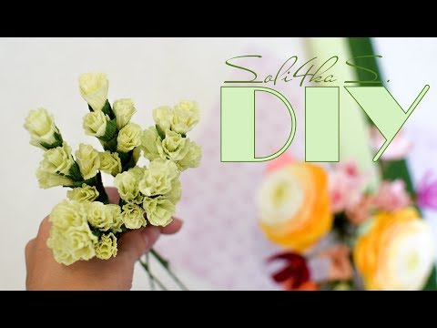 Видео: DIY soli4ka_s Квіти з гофрованого паперу/ маленькие цветочки для букета/ crepe paper flowers