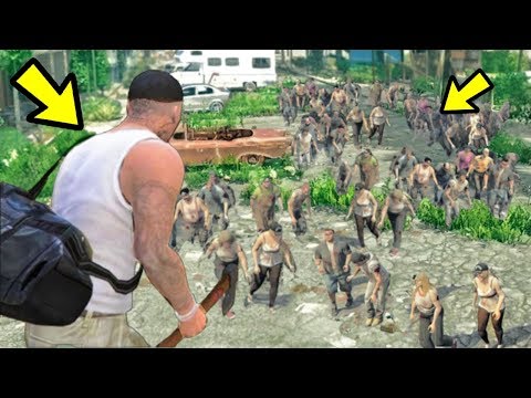 Видео: Самый БОЛЬШОЙ в МИРЕ Зомби Апокалипсис в GTA 5...