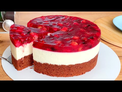 Видео: Муссовый торт с Ягодной заливкой рецепт // Mousse cake with Berry filling recipe