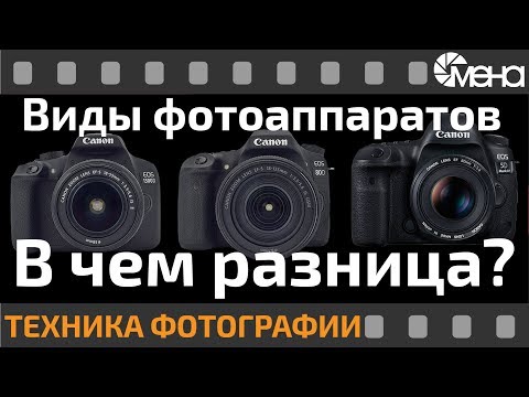 Видео: Виды фотоаппаратов. В чем разница?