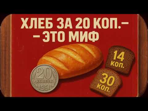 Видео: Хлеб в СССР за 20 копеек — миф сильнее правды