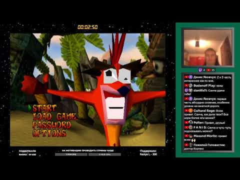 Видео: Crash Bandicoot [100%] (PS1, PlayStation 1) прохождение