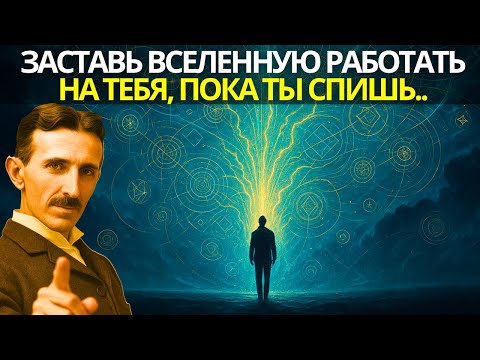 Видео: Заставь Вселенную работать на тебя, пока ты спишь — Никола Тесла.