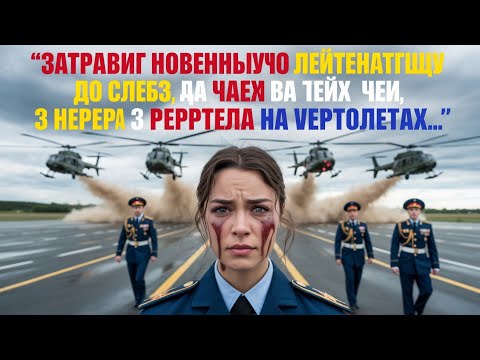 Видео: Затравил новенькую лейтенантшу до слёз… Но через час за ней прилетели 3 генерала на вертолётах!