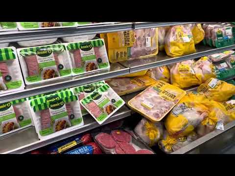 Видео: Мясной отдел, цены на мясо в США