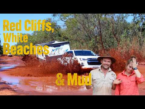 Видео: Красные скалы, белые пляжи и лучший бесплатный лагерь Западной Австралии | Caravan Adventure на п...