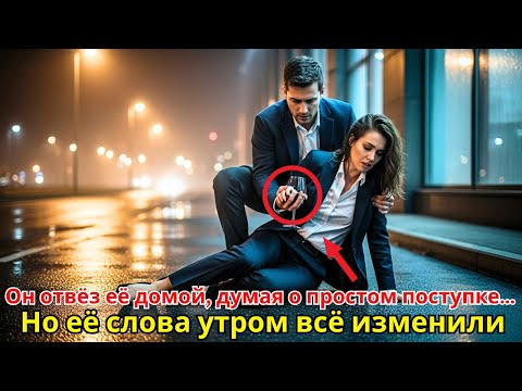Видео: Он отвёз её домой, думая о простом поступке… Но её слова утром всё изменили