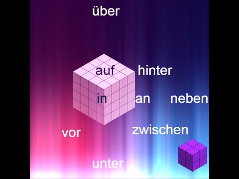 Видео: Предлози за място на немски - Начинаещи/ A1/ A2