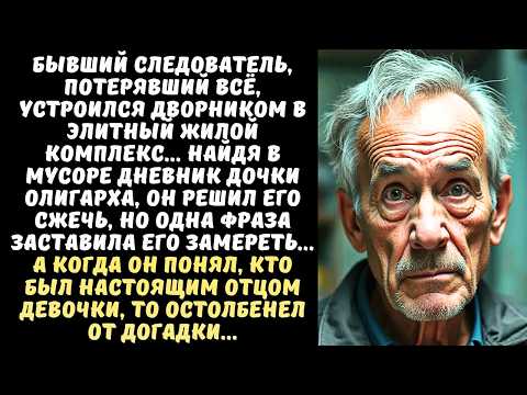 Видео: СТАРЫЙ ДВОРНИК нашел ДНЕВНИК в мусоре ОЛИГАРХА, а когда прочел одну строчку, его затрясло от ужаса..