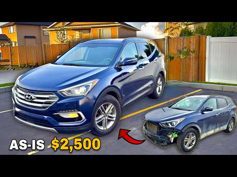 Видео: Я купил Hyundai за 2500 долларов США с поврежденной рамой и полностью восстановил его ДОМА!