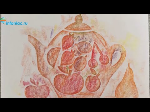 Видео: Фроттаж - Нетрадиционная техника рисования