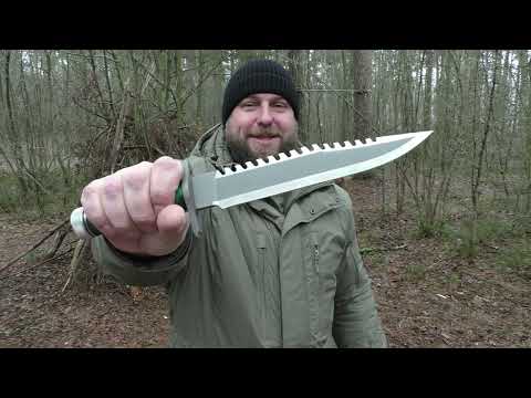 Видео: С НЕГО ВСЕ НАЧАЛОСЬ. Нож RAMBO FIRST BLOOD SIGNATURE EDITION