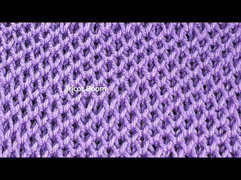 Видео: Узор "Соты" тремя разными вариантами. Honeycomb stitch, 3 ways.