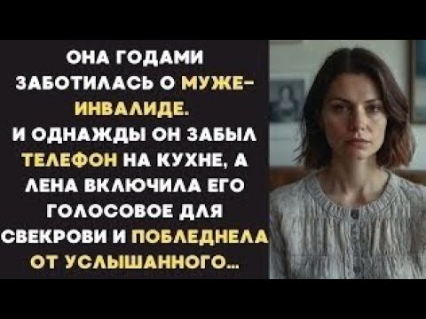 Видео: Лена мыла посуду и капли попали на телефон мужа. Она стала вытирать его и вдруг включилось голосовое