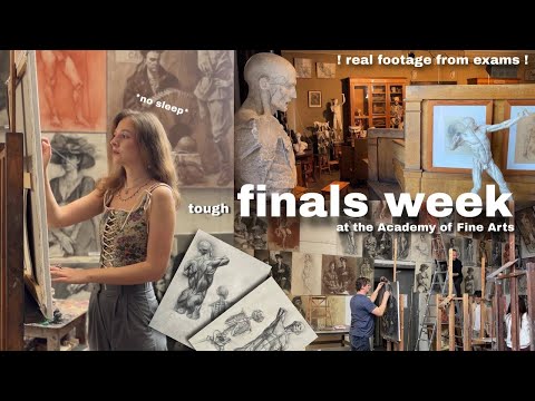 Видео: финальная неделя в Академии изящных искусств