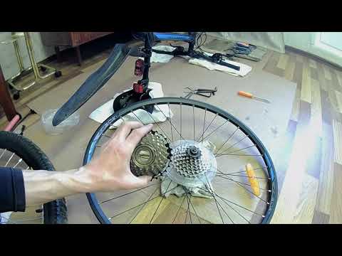 Видео: Установка заднего.электро- моторколеса MXUS