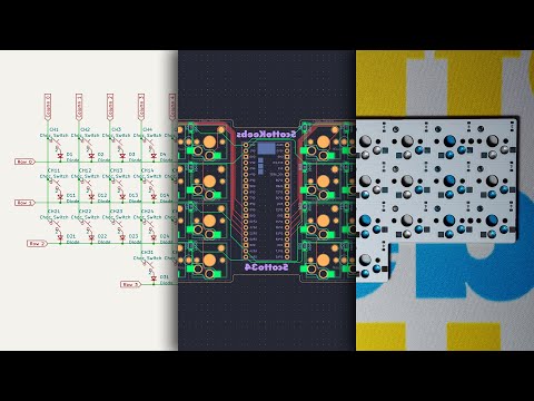 Видео: Как проектировать печатные платы механической клавиатуры с помощью Kicad