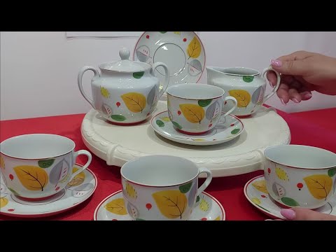 Видео: ДВА ЧАЙНЫХ СЕРВИЗА ПОЛОННОЕ И ДОВБУШ. НЕМЕЦКИЙ ХРУСТАЛЬ И ФАРФОР. БРОШИ, СЕРЕБРО И МЕЛЬХИОР.