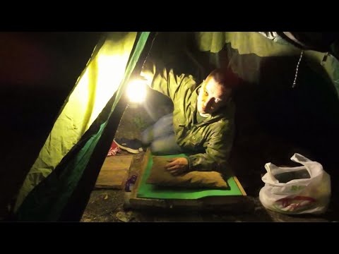 Видео: Сутки один в лесу. Добываю еду. Создаю комфорт и достигаю новую цель...