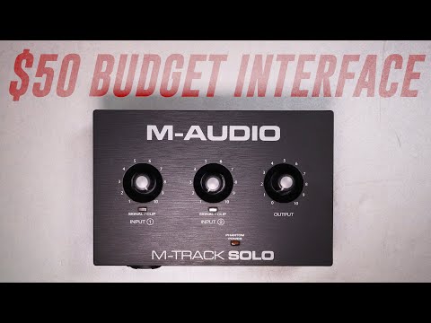 Видео: Обзор аудиоинтерфейса M-Audio M-Track Solo / Подробности