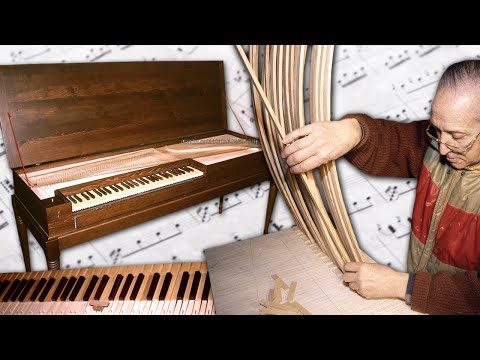Видео: Клавесин ручной работы. Струны и клавиши объединены для создания этого инструмента шаг за шагом.