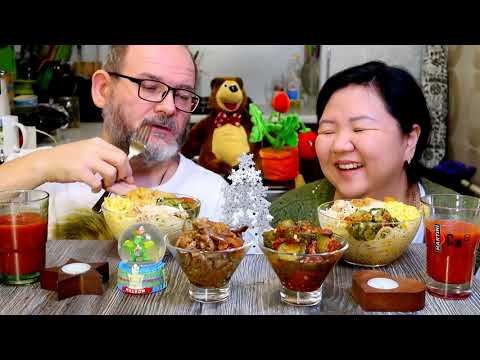 Видео: Мукбанг Зимнее Кукси / Как мы относимся к хейтерам и Обсуждение жизненной ситуации зрителя?/ Mukbang