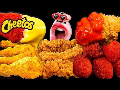 Видео: Не могу остановиться, не остановлюсь: сладкая и острая курица на весь день, часть 2! 🍗 ASMR Mukbang