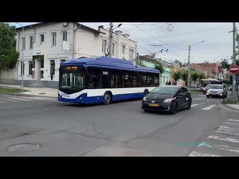Видео: Trolleybuses in Chisinau, Moldova 2025 - Chişinău - Троллейбусы в Кишиневе