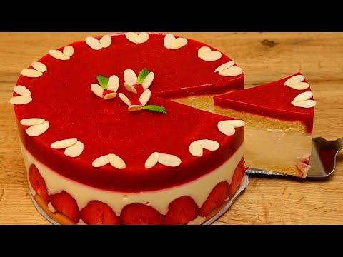 Видео: ТОРТ КЛУБНИЧНЫЙ муссовый и БЕЗ ЖЕЛАТИНА! НЕ ФРЕЗЬЕ на агар-агаре| Меню от Ксюши