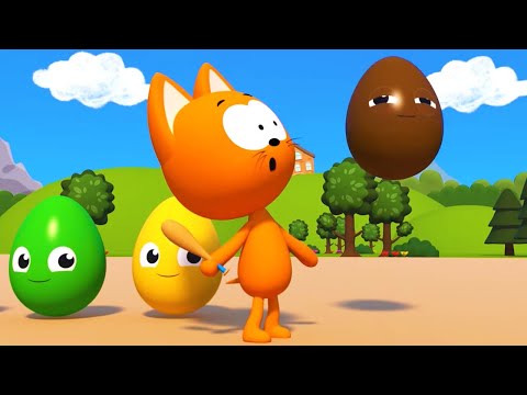 Видео: Учим цифры и цвета - Котэ ТВ Большой сборник - мультфильмы и игры для детей малышей