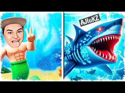 Видео: Су түбінде әр түрлі балыққа айналдым | Су түбіндегі өмір!