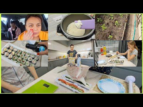 Видео: НЕМНОГО поработали//идеальный РИС для РОЛЛОВ//готовим с МАШЕЙ РОЛЛЫ новым гаджетом))ДОМАШНИЕ ВКУСНЕЕ