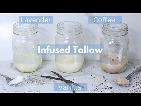 Видео: Настоянный жир для ухода за кожей || Как ароматизировать средства по уходу за кожей естественным ...